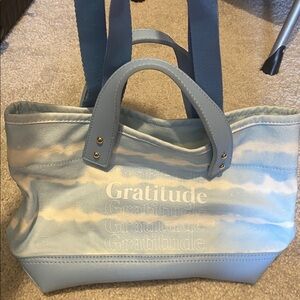 Like Dreams Blue and White Tote Bag